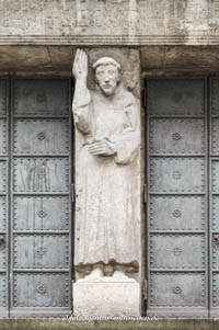 Henselmann Josef - Pfeilerfigur des Heiligen Franziskus