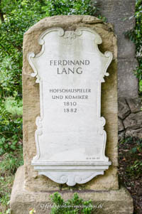 Grabstätte - Ferdinand Lang