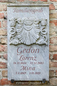 Grabstätte - Lorenz Gedon