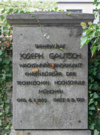 München - Grab - Joseph Gautsch