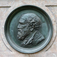München - Bronzerelief - Ferdinand von Miller d.Ä.
