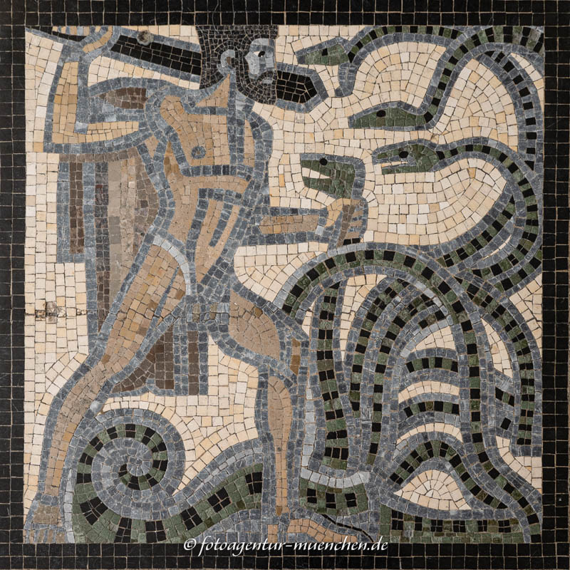 Mosaik - Herkules besiegt die Hydra