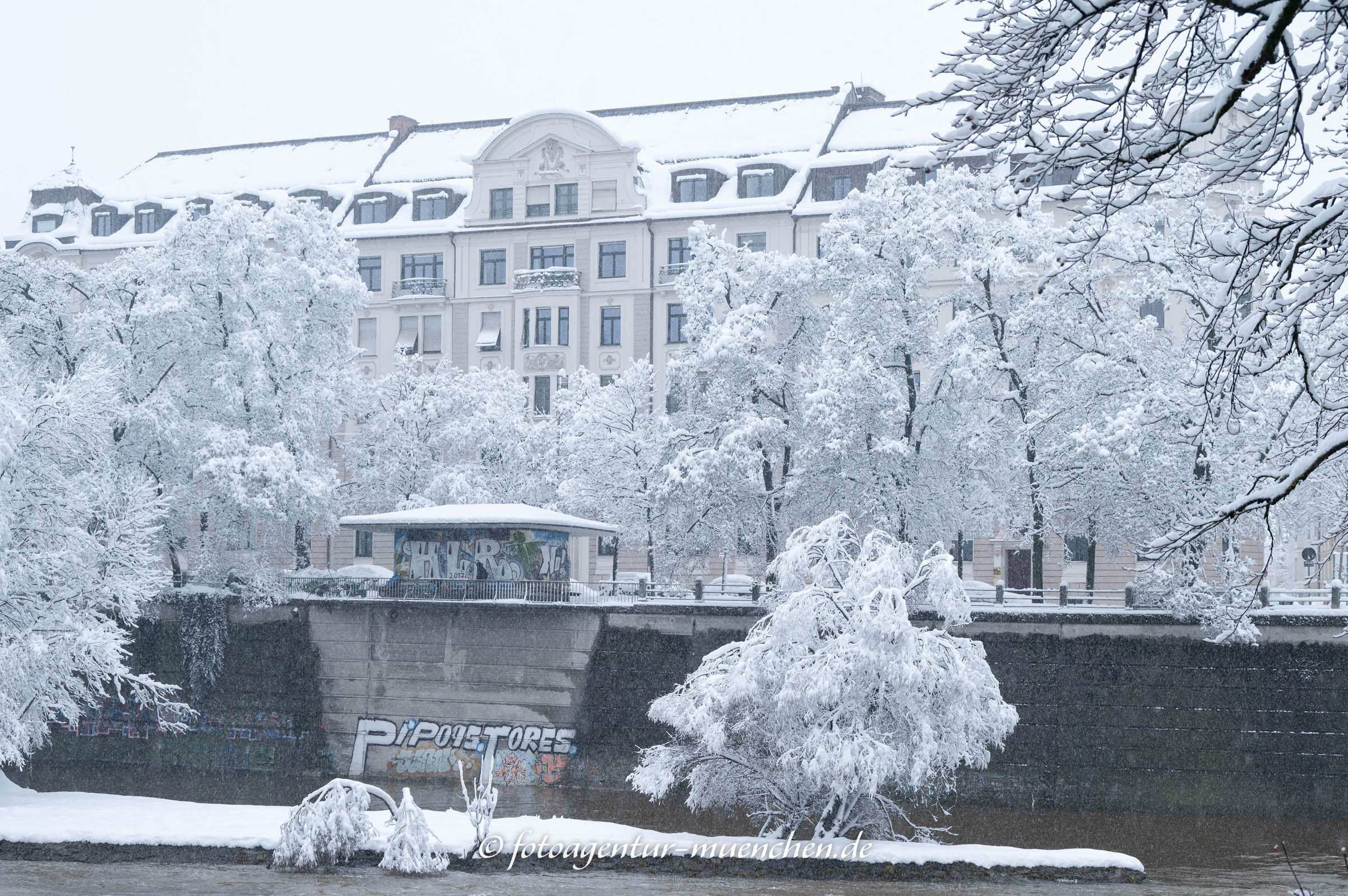 Winterstimmung an der Isar