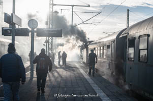 München - Dampflokomotive Ostbahnhof