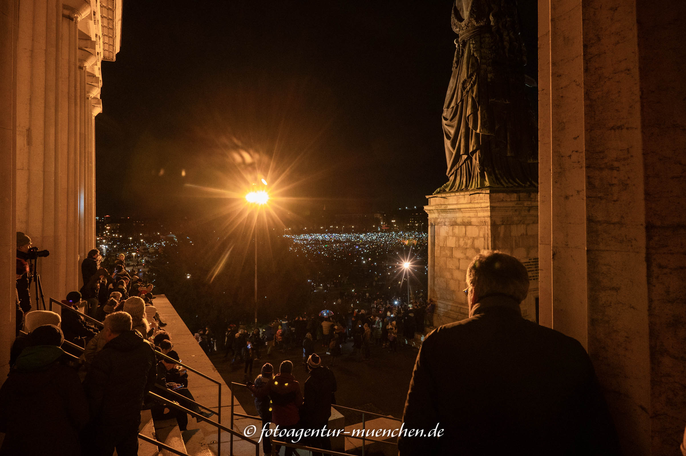 Lichterdemo gegen Rechts