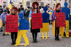 München - Demonstration für die Ukraine