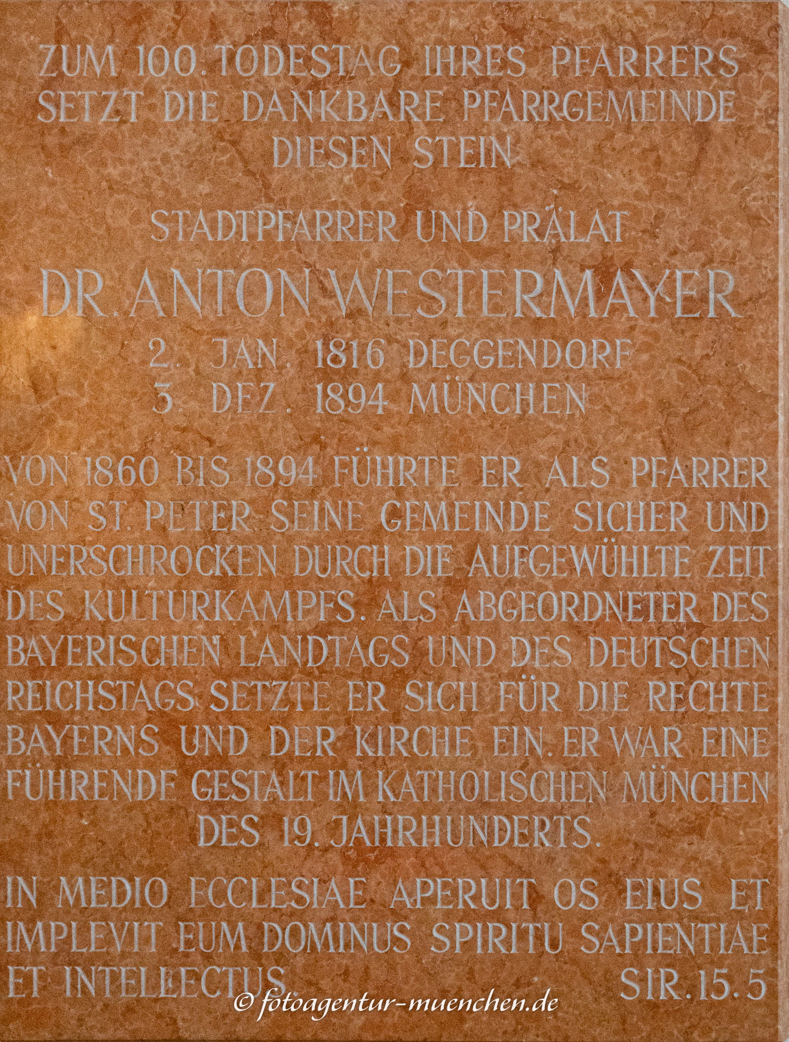 Gedenktafel - Anton Westermayer