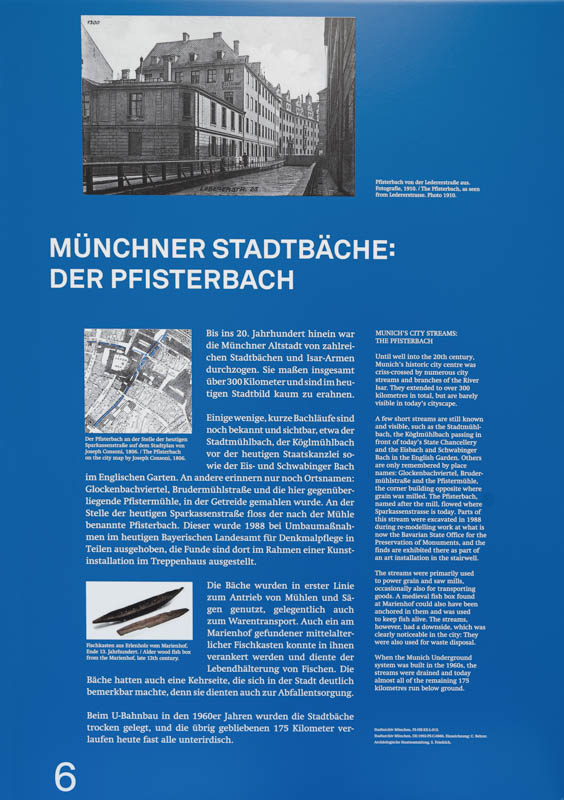 Archäologie München - Tafel 6 Pfisterbach