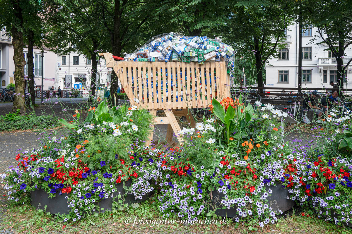 Einkaufswagen im Überfluss 