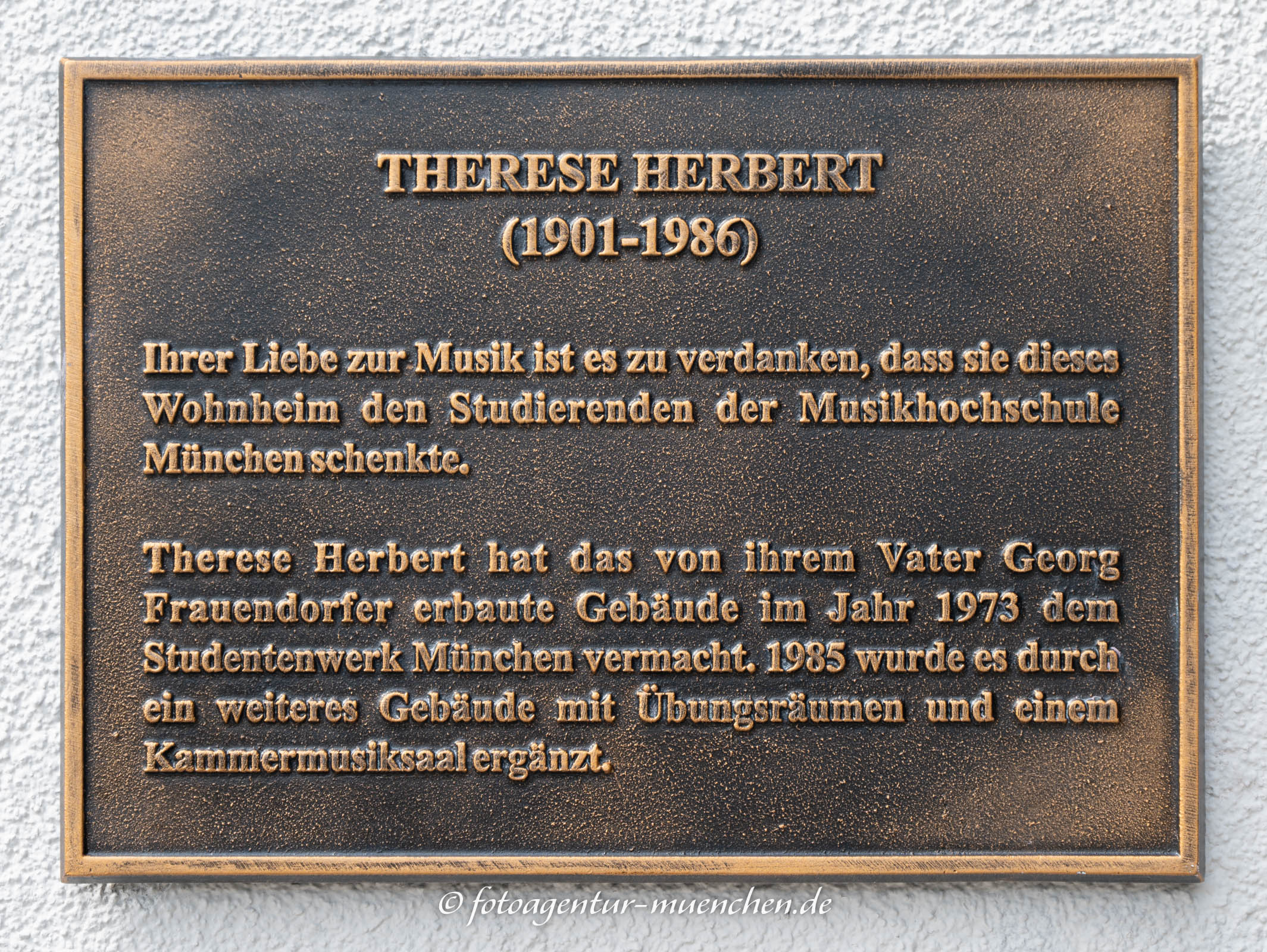 Gedenktafel - Therese Herbert