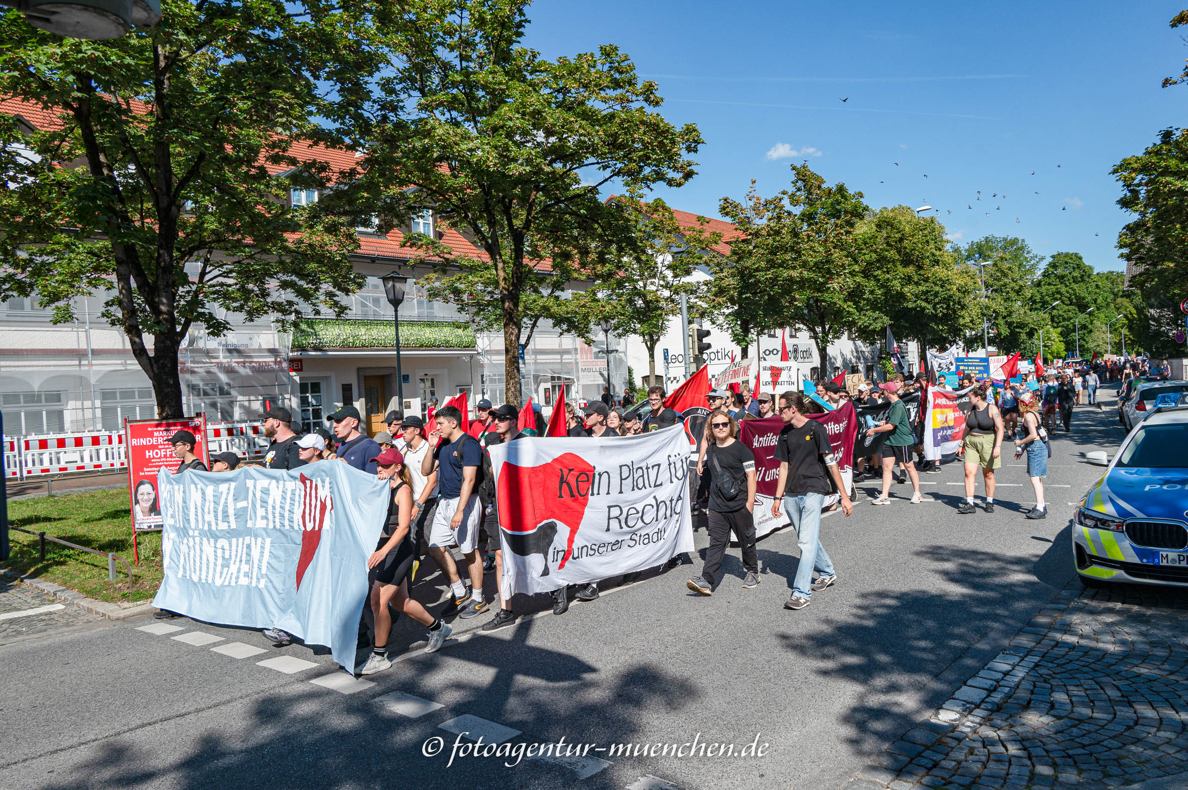 Demo gegen das Afd-Büro in Perlach