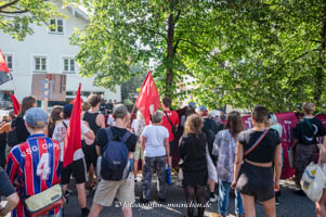 Demo gegen das Afd-Büro in Perlach