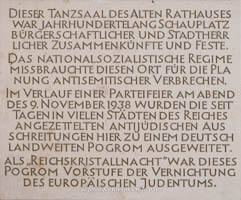  - Gedenktafel - Reichsprogromnacht