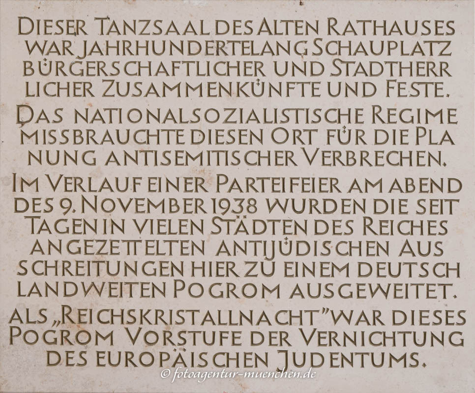 Gedenktafel - Reichsprogromnacht