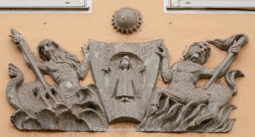  - Bauschmuck - Münchner Kindl mit Hippokampos