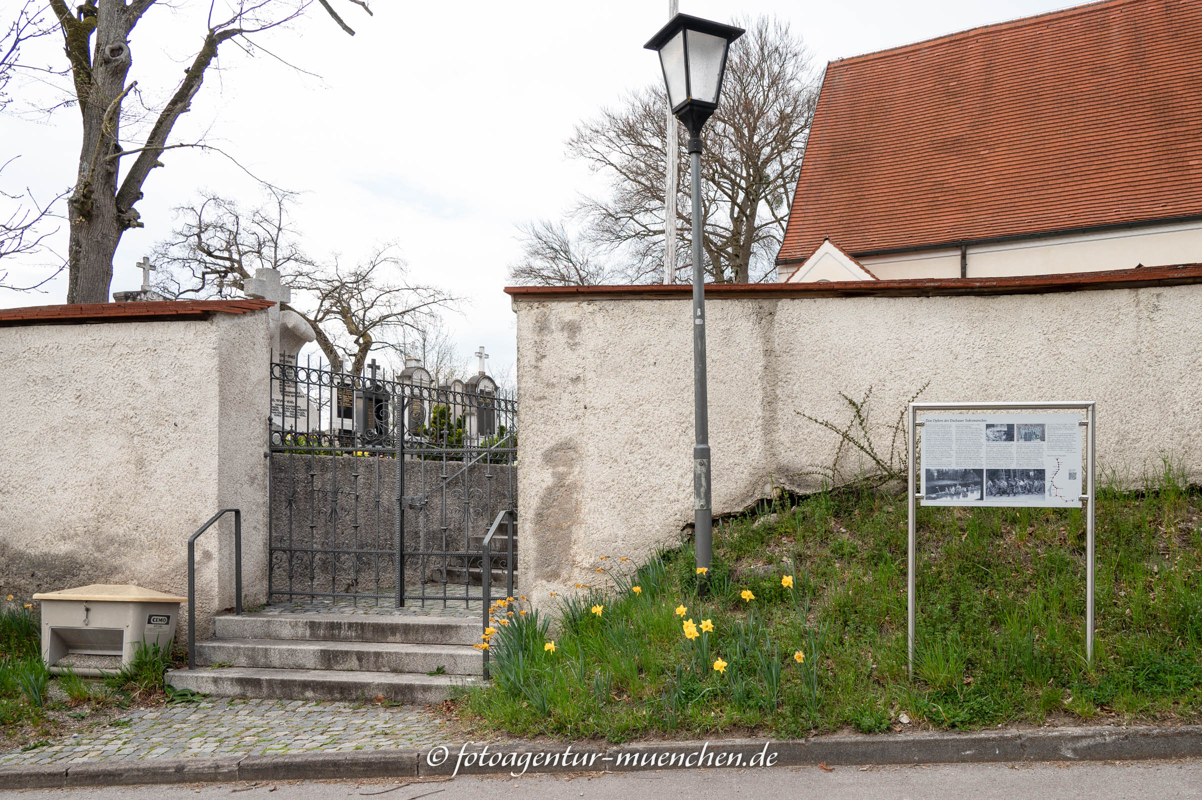 Infotafel Todesmarsch - Dergerndorf