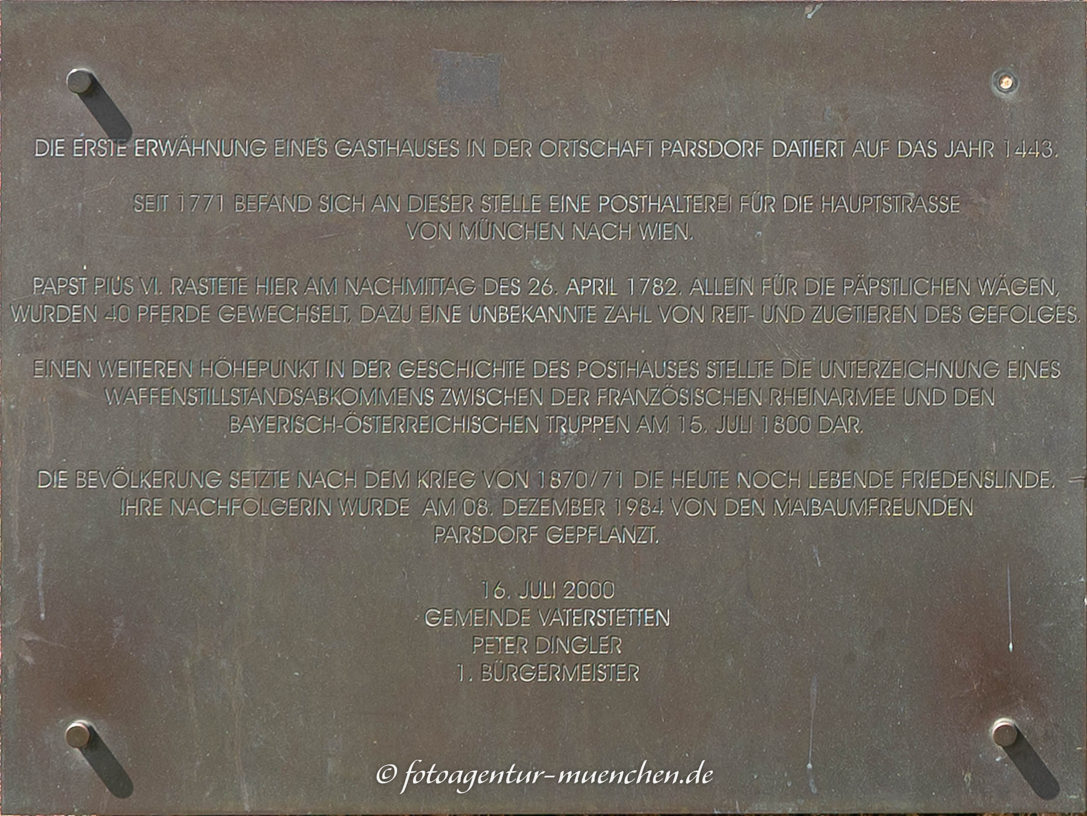 Gedenktafel