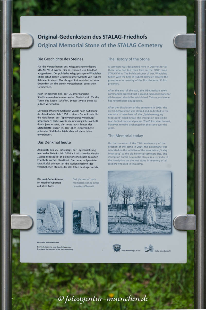 STALAG VII A Gedenkstätte - Infotafel