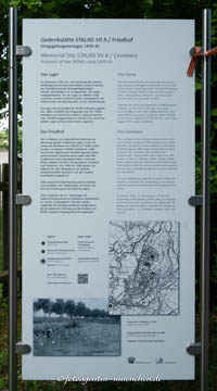  - STALAG VII A Gedenkstätte - Infotafel