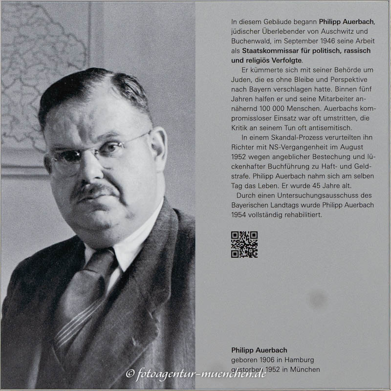 Gedenktafel - Philipp Auerbach