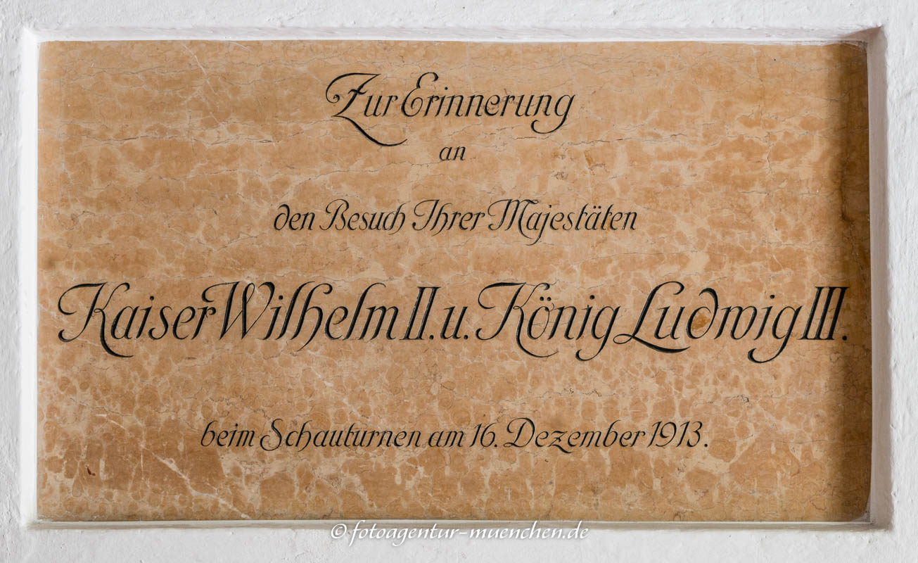 Besuch von Kaiser Wilhelm II. und König Ludwig III. im Turnverein MTV 1879 