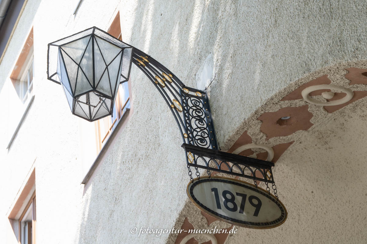 Turnverein MTV 1879 - Lampe mit Schild