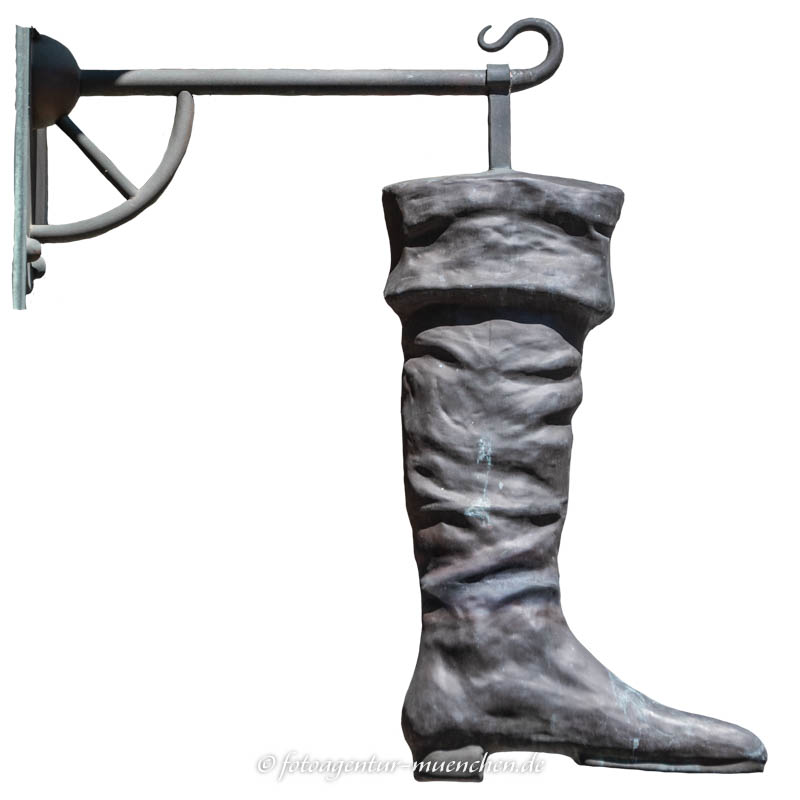 Nasenschild - Stiefel Stiefel, Schuh