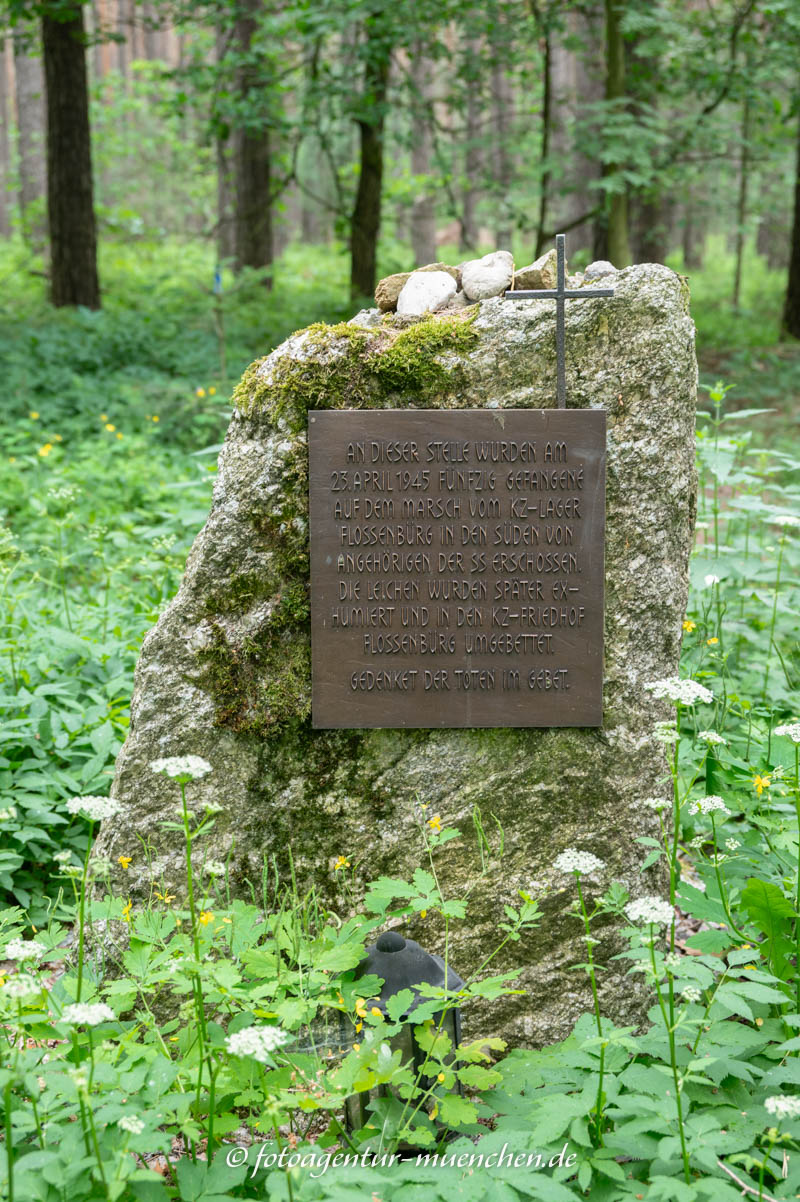 Erschießungsplatz bei Wetterfeld - Gedenkstein