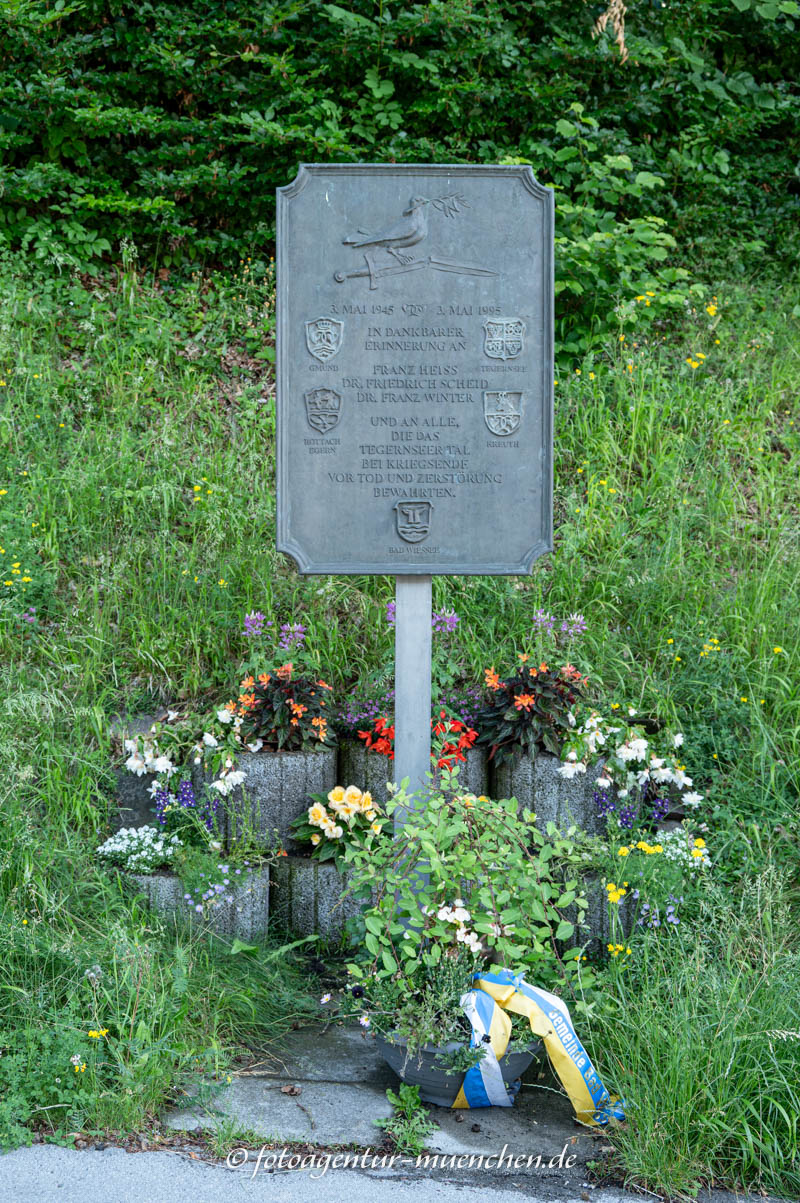 Gedenktafel - Kriegsende