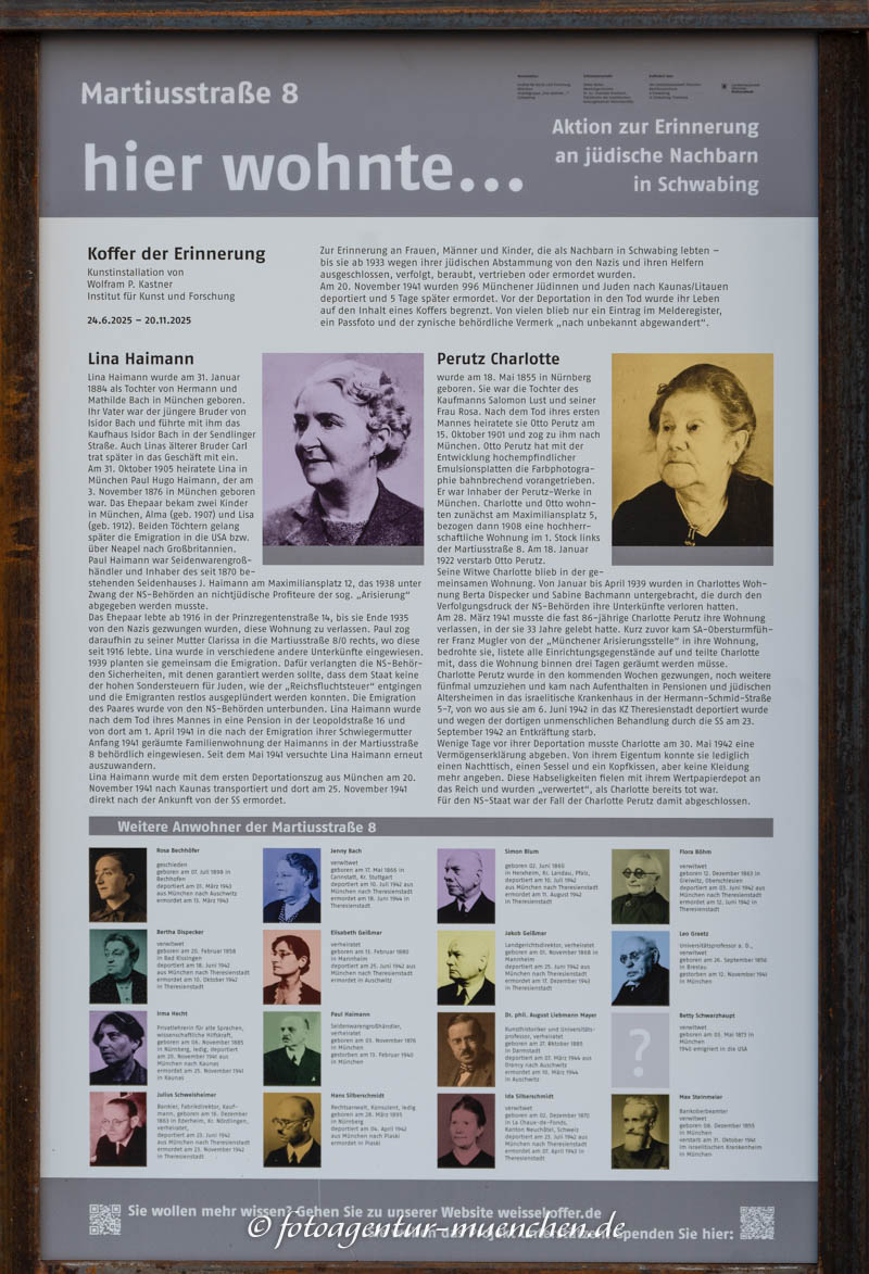 Weiße Koffer - Martiusstraße 8