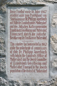  - KZ-Friedhof - Steinrain-Mallersdorf