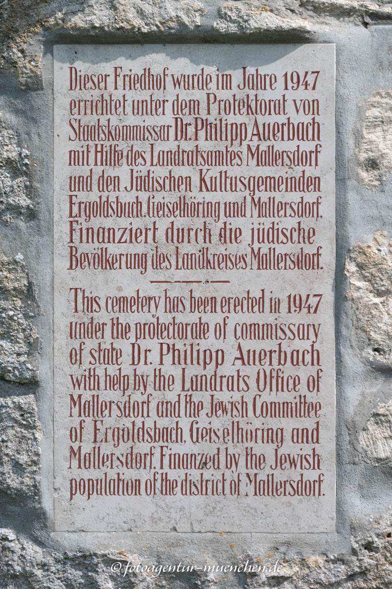 KZ-Friedhof - Steinrain-Mallersdorf