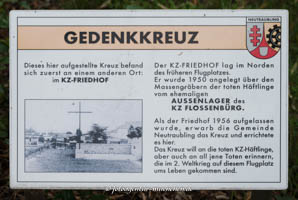  - Kreuz - Ehemaliger KZ-Friedhof