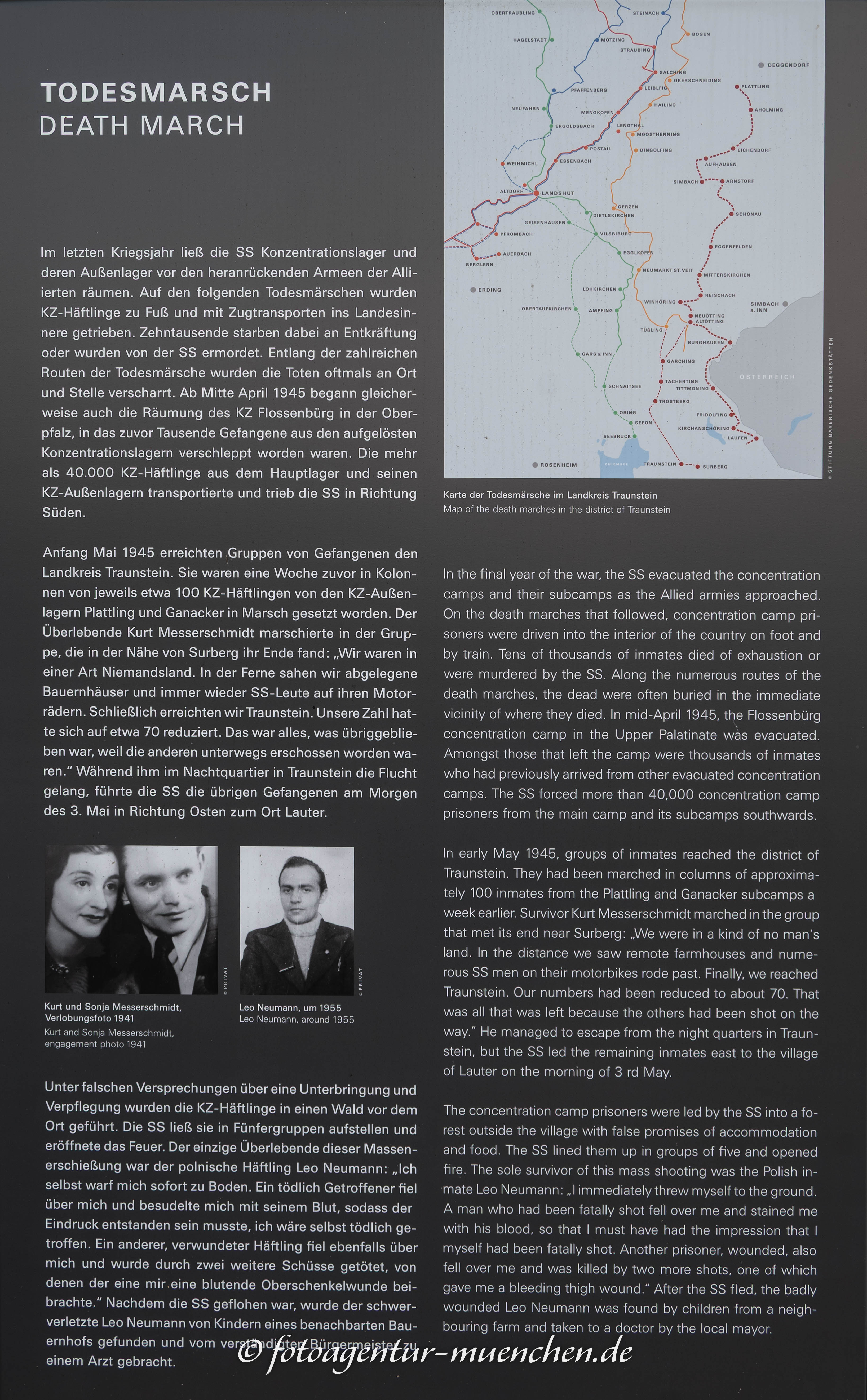 KZ Gedenkstätte Surberg - Infotafel