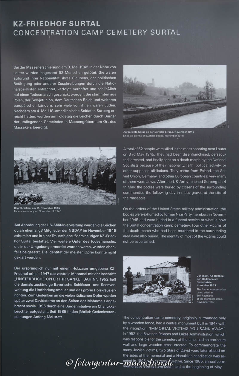 KZ Gedenkstätte Surberg - Infotafel