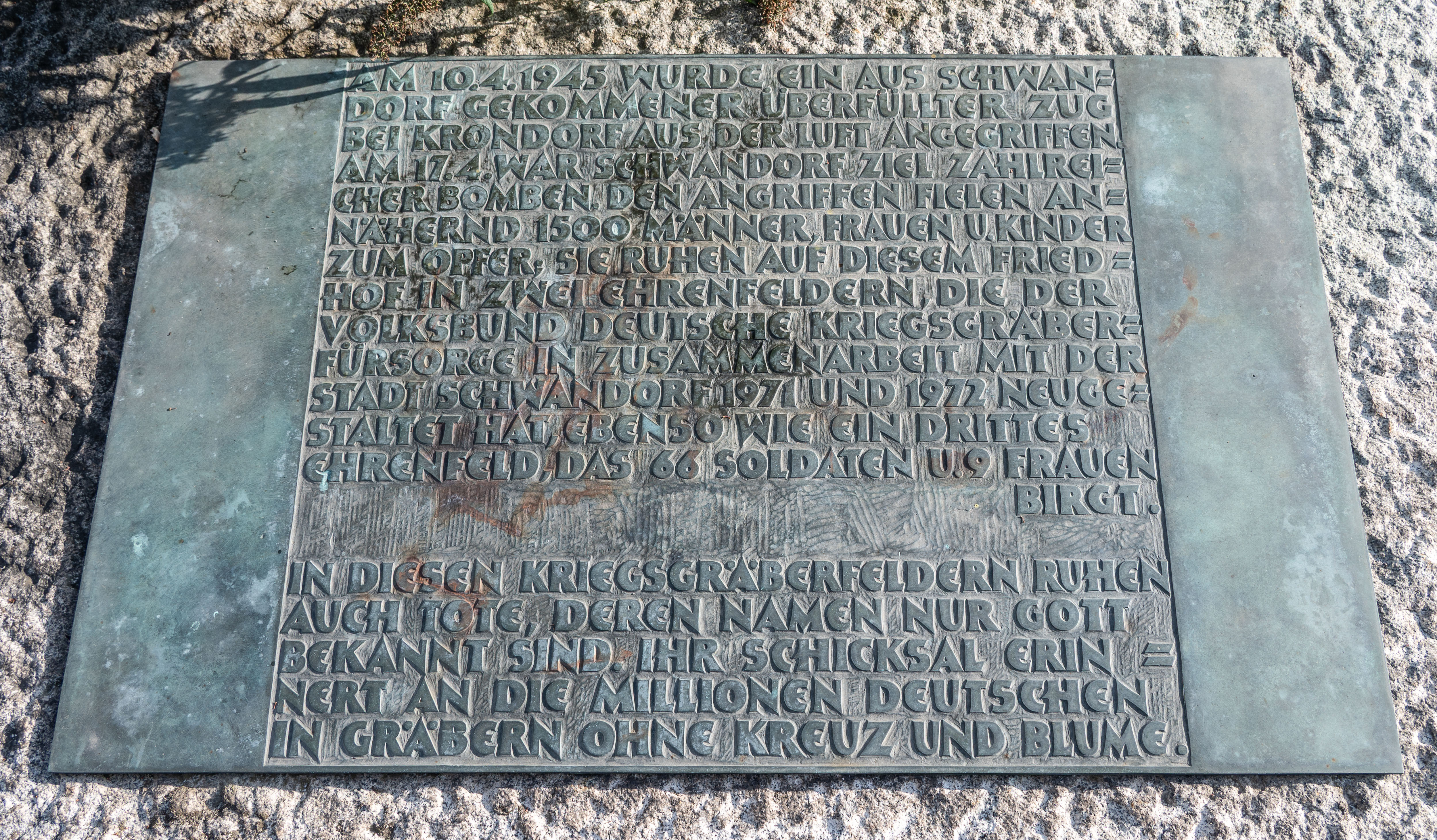 KZ-Grabstätten - Städtischen Friedhof Schwandorf