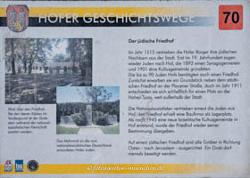  - KZ-Grabstätte - Jüdischer Friedhof Hof