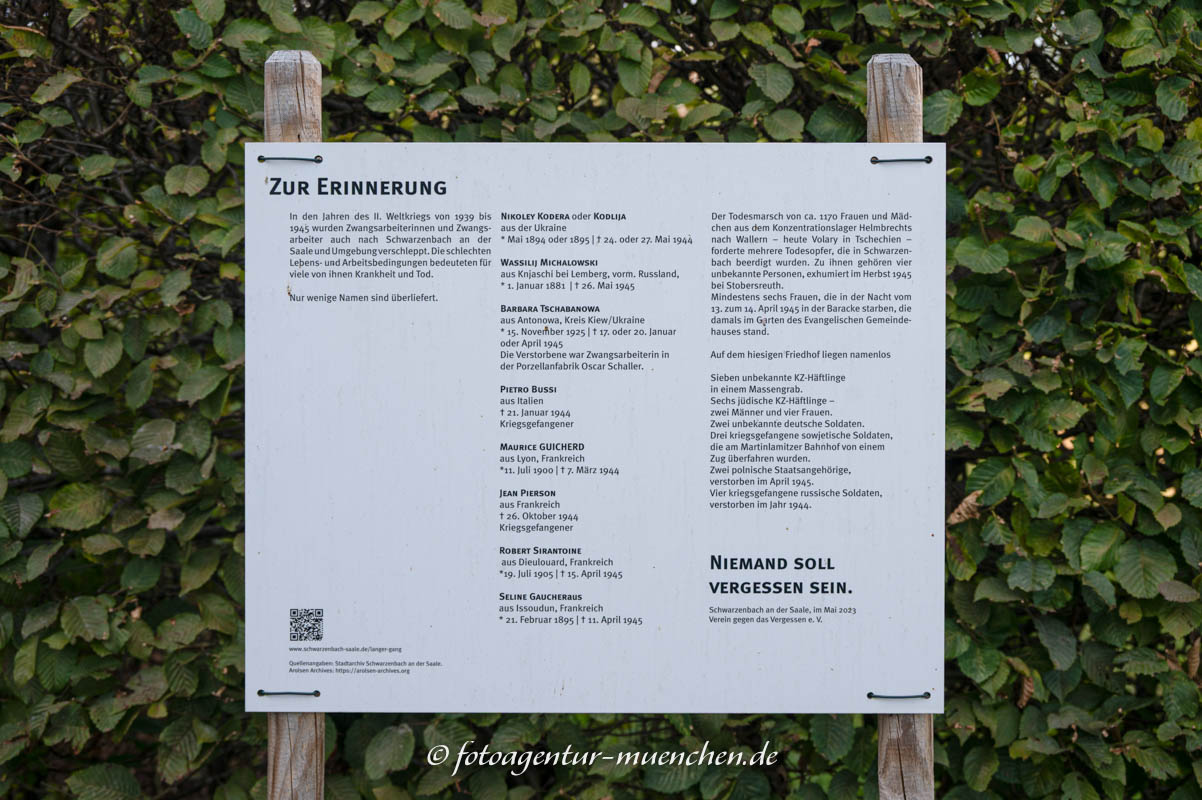 KZ-Grabstätte - Schwarzenbach
