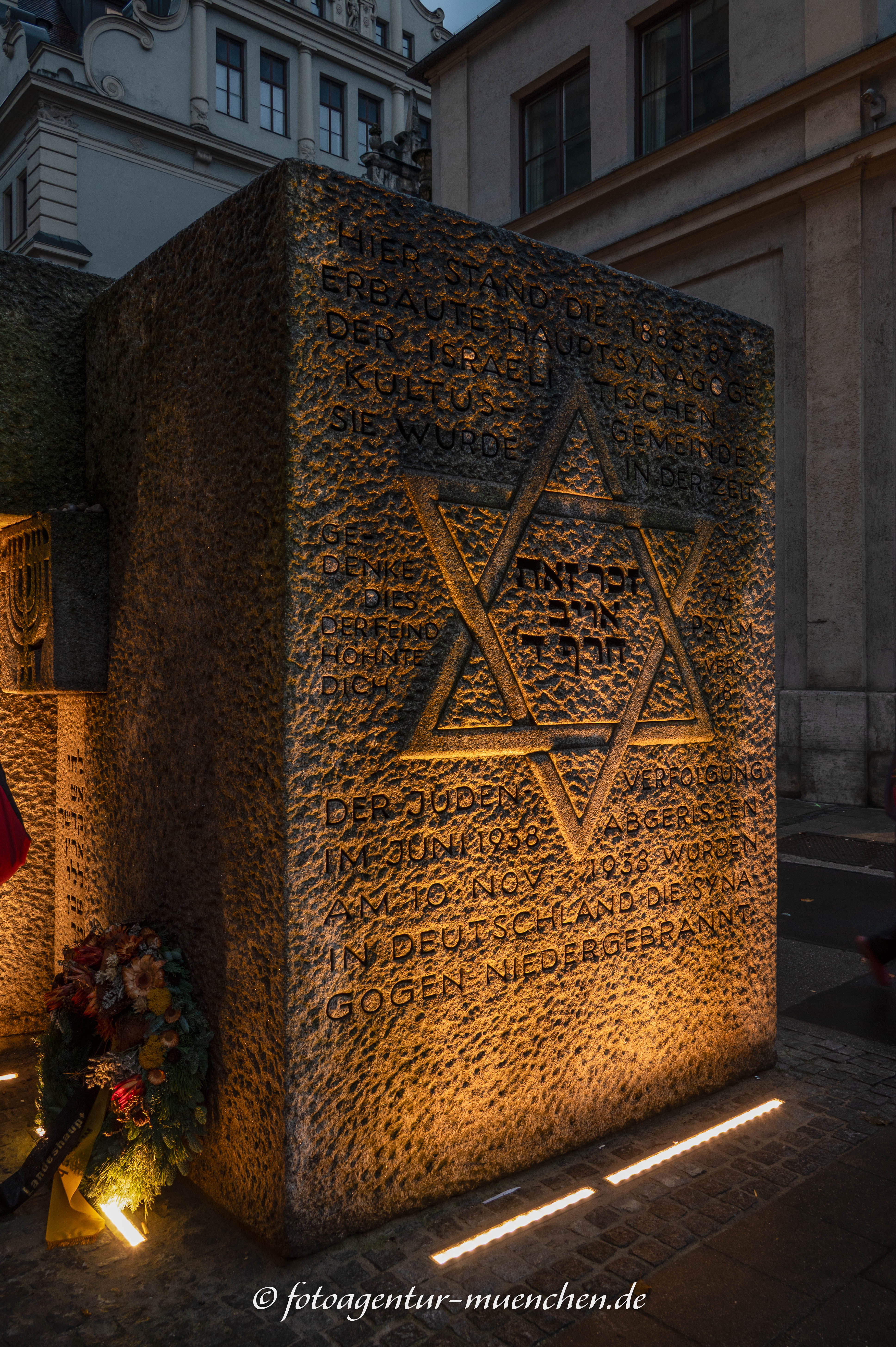 Gedenksein - Hauptsyngoge