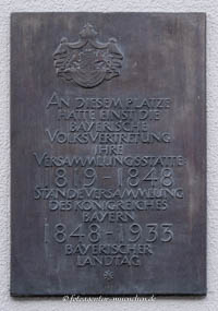  - Gedenktafel ehemaliger Landtag