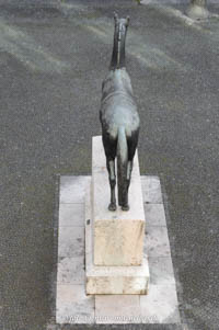 Pferdestandbild für die deutsche Kavallerie