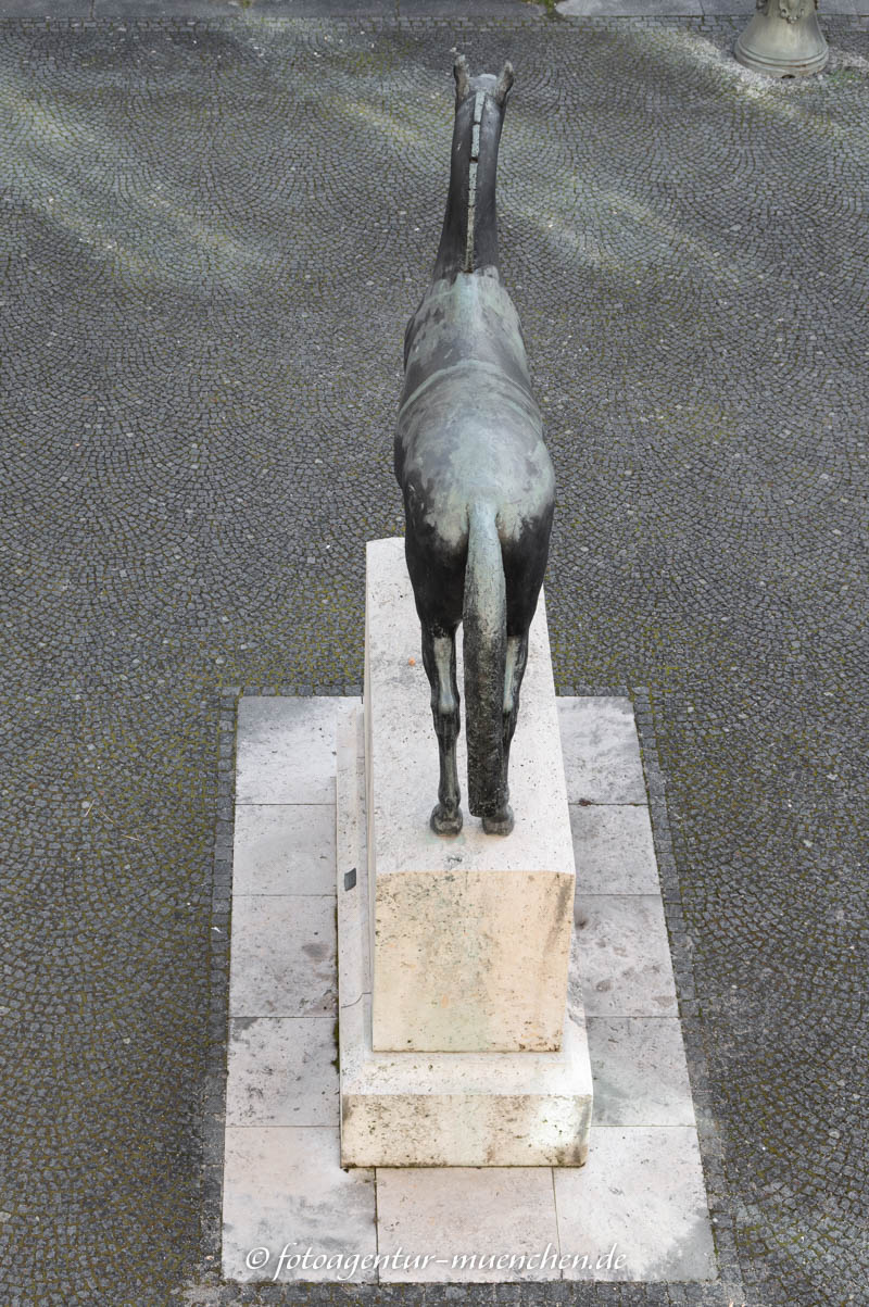 Pferdestandbild für die deutsche Kavallerie