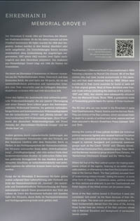 Infotafel - Ehrenhain II