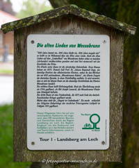 Infotafel - Linden von Wessobrunn