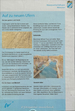 Infotafel - Auf zu neuen Ufern