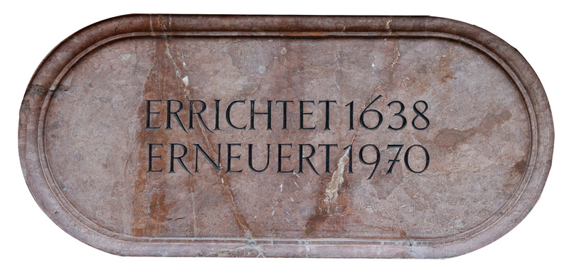 Mariensäule - Inschrift