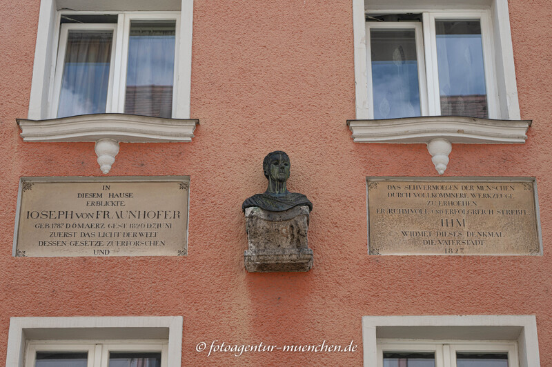 Wohnort von Joseph von Fraunhofer