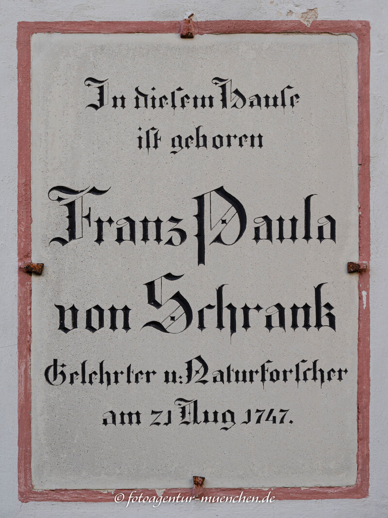 Gedenktafel - Franz Paula von Schrank