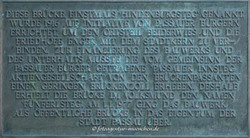 Gedenktafel  - Fünferlsteg