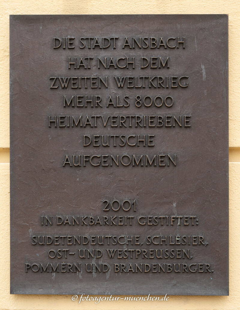 Gedenktafel - Heimatvertriebene